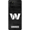 NFL Washington Commanders Black and White Galaxy S20 Plus Skin